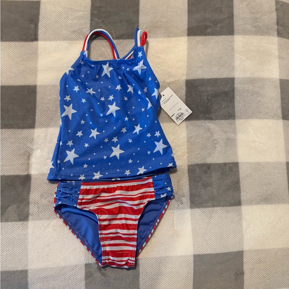 Girls Two Piece Tankini Swimsuit